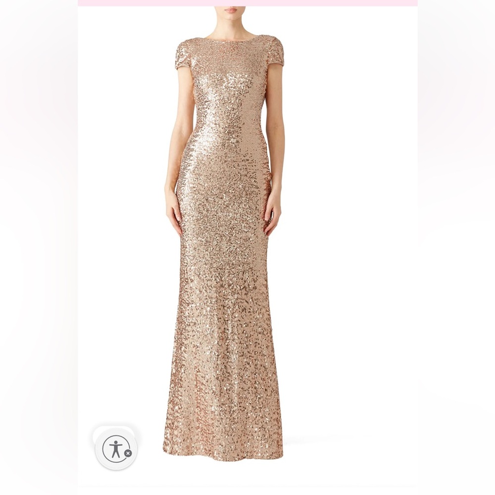 Badgley Mischka Sequin Gown